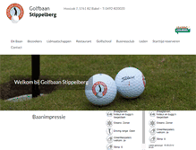 Tablet Screenshot of golfbaan-stippelberg.com